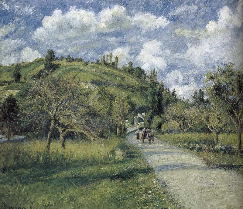Camille Pissarro Road oil painting image